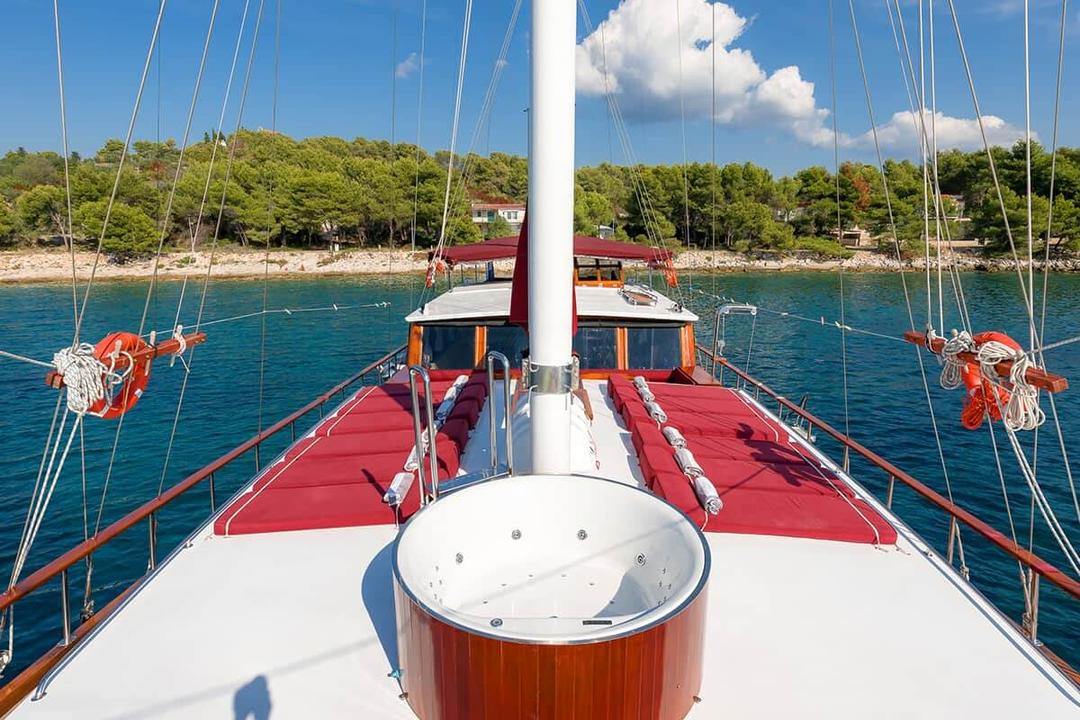 Indulge in the On-board Jacuzzi